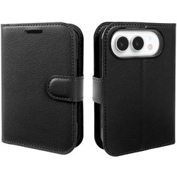 Mobigear Classic iPhone Duo Hoesje Bookcase Portemonnee - Zwart