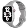 Mobigear Sport Slim Siliconen Apple Watch Bandje Druksluiting - 49/46/45/44 mm - Grijs