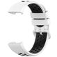 Mobigear Sport Plus Buckle Siliconen Fitbit Charge 4 Bandje Gespsluiting - Wit / Blauw