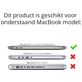 Mobigear Shockproof MacBook Pro 13 Inch (2016-2023) Hoes Hardshell Laptopcover MacBook Case - Bruin - Model A1706 / A1708 / A1989 / A2159 / A2289 / A2251 / A2338