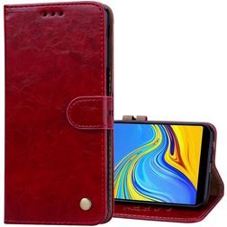 Mobigear Wallet Samsung Galaxy J6 Plus Hoesje Bookcase Portemonnee - Rood