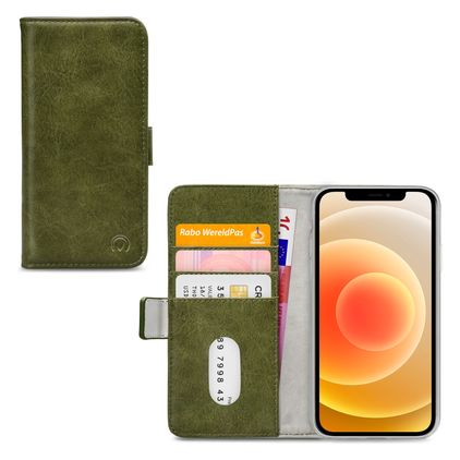 Mobilize Elite Gelly iPhone 12 Hoesje Bookcase - Groen