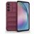 Mobigear Bumpy Samsung Galaxy A55 Hoesje Flexibel TPU Backcover - Rood