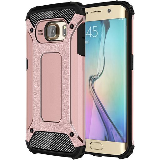 Mobigear Outdoor Samsung Galaxy S6 Edge Hoesje Hardcase Backcover Shockproof - Roségoud