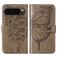 Mobigear Butterfly Google Pixel 9 Pro Hoesje Bookcase Portemonnee - Grijs