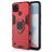 Mobigear Armor Ring Realme C25Y Hoesje Hardcase Backcover Shockproof met Ringhouder - Rood