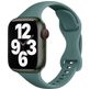 Mobigear Sport Slim Siliconen Apple Watch Bandje Druksluiting - 42/41/40/38 mm - Groen