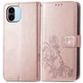 Mobigear Clover Xiaomi Redmi A1 4G Hoesje Bookcase Portemonnee - Roségoud