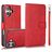 Mobigear Wallet iPhone 16 Hoesje Uitneembare 2in1 Bookcase Portemonnee - Rood