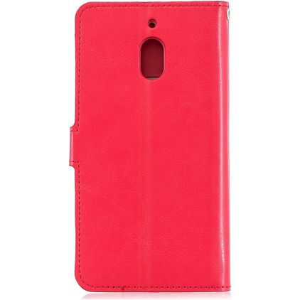 Mobigear Wallet Nokia 2.1 Hoesje Bookcase Portemonnee - Rood