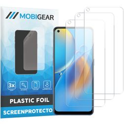 Mobigear OPPO A74 4G Screenprotector Folie - Case Friendly (3-Pack)