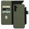 Mobiparts Samsung Galaxy A14 Hoesje Echt Leer Uitneembare 2in1 Bookcase Portemonnee - Groen