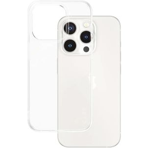CARE by PanzerGlass Fashionable Doorzichtig iPhone 15 Pro Hoesje Flexibel TPU Backcover - Transparant