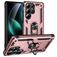 Mobigear Armor ring Samsung Galaxy S25 Ultra Hoesje Hardcase Backcover Shockproof met Ringhouder - Roségoud