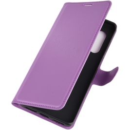 Mobigear Classic Motorola Edge Plus Hoesje Bookcase Portemonnee - Paars