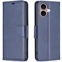 Mobigear Excellent iPhone 16 Hoesje Bookcase Portemonnee - Blauw