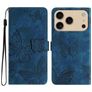 Mobigear Butterfly iPhone 17 Pro Hoesje Bookcase Portemonnee - Blauw