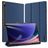 Mobigear Domo Samsung Galaxy Tab S10 Ultra Hoes Bookcase + Stylus Houder - Blauw