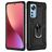 Mobigear Armor Ring Xiaomi 12 Hoesje Hardcase Backcover Shockproof met Ringhouder - Zwart