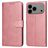Mobigear Wallet iPhone 17 Pro Max Hoesje Bookcase Portemonnee - Roségoud