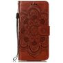 Mobigear Mandala iPhone 11 Hoesje Bookcase Portemonnee - Bruin