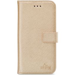 My Style Flex Wallet Samsung Galaxy S9 Hoesje Bookcase Portemonnee - Goud