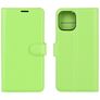 Mobigear Classic iPhone 12 Mini Hoesje Bookcase Portemonnee - Groen