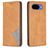 Mobigear Rhombus Slim Google Pixel 10a Hoesje Bookcase - Cognac