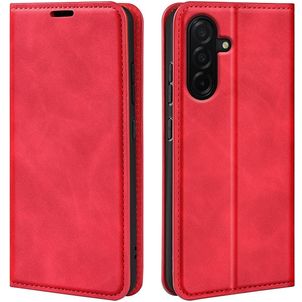 Mobigear Retro Slim Samsung Galaxy A27 Hoesje Bookcase Portemonnee - Rood