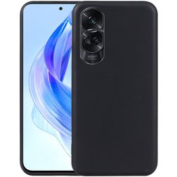 Mobigear Colors Honor 90 Lite Hoesje Flexibel TPU Backcover - Zwart