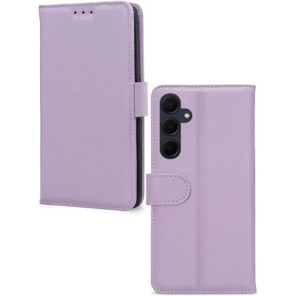 Mobilize Premium Gelly Wallet Samsung Galaxy A35 Hoesje Bookcase Portemonnee - Paars