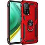 Mobigear Armor Ring Xiaomi Mi 10T Pro Hoesje Hardcase Backcover Shockproof met Ringhouder - Rood