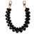 Mobigear Hard kunststof Heart Universeel Verstelbaar Telefoonkoord - Deep Black