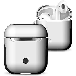 Mobigear Frosted Apple AirPods 1 Hardcase Hoesje - Wit