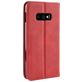 Mobigear Sensation Samsung Galaxy S10e Hoesje Bookcase Portemonnee - Rood
