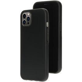 Mobiparts Classic iPhone 13 Hoesje Flexibel TPU Backcover - Matt Black