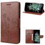 Mobigear Butterfly OnePlus 10T Hoesje Bookcase Portemonnee - Bruin