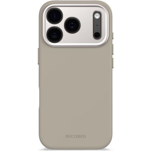 Decoded iPhone 17 Pro Siliconen Hoesje Backcover - Soft Taupe