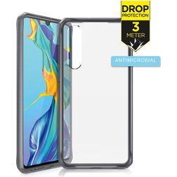 ITSkins HybridFrost Huawei P30 Hoesje Hardcase Backcover Shockproof - Zwart