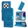 Mobigear Sunflower Xiaomi Redmi 14C Hoesje Bookcase Portemonnee - Blauw
