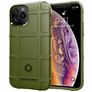 Mobigear Rugged Shield iPhone 12 Hoesje Flexibel TPU Backcover Shockproof - Groen