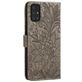 Mobigear Flowers Samsung Galaxy S10 Lite Hoesje Bookcase Portemonnee - Grijs
