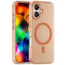 Mobigear Shockproof iPhone 17 MagSafe Hoesje Hardcase Backcover - Oranje
