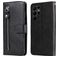 Mobigear Zipper Samsung Galaxy S23 Ultra Hoesje Bookcase Portemonnee - Zwart