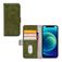 Mobilize Elite Gelly iPhone 12 Mini Hoesje Bookcase - Groen