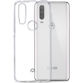 Mobilize Gelly Doorzichtig Motorola One Action Hoesje Flexibel TPU Backcover - Transparant