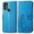 Mobigear Clover TCL 305 Hoesje Bookcase Portemonnee - Blauw