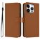 Mobigear Urban Wallet iPhone 16 Pro Hoesje Bookcase Portemonnee - Bruin