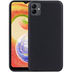 Mobigear Basics Samsung Galaxy A05 Hoesje Flexibel TPU Backcover - Zwart