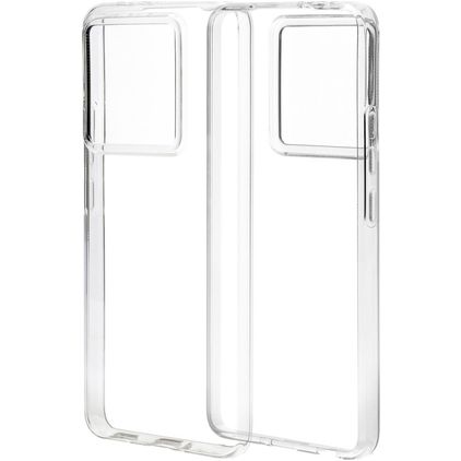 Mobiparts Classic Doorzichtig Xiaomi 14T Pro Hoesje Flexibel TPU Backcover - Transparant